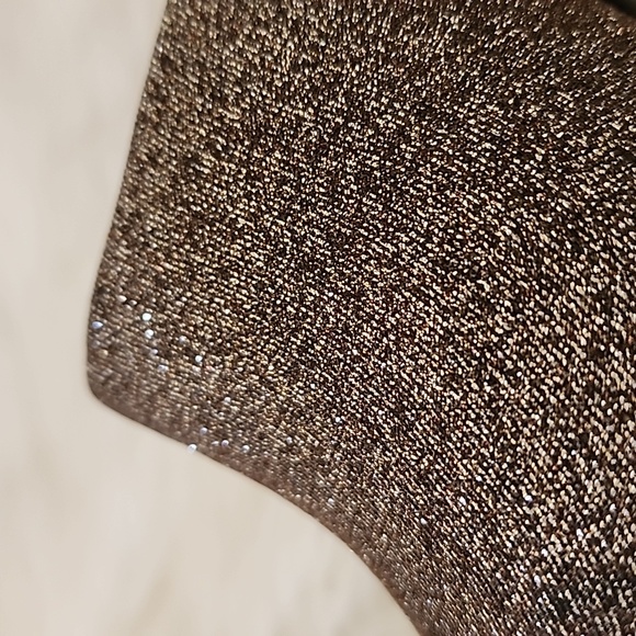 Calvin Klein Matos Open Toe Glitter Pump Heels Heel in Mahog Women's Size 9.5 - Picture 15 of 17